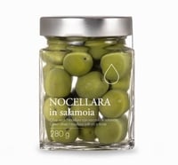 Olive verdi Nocellara con nocciolo in salamoia 280g