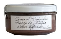 Crema al radicchio rosso di Treviso e olive taggiasche BIO 150g