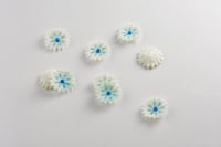 Decorazione fiore ortensia blu 250 pezzi