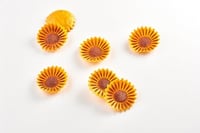 Decorazione fiore girasole arancione 140 pezzi
