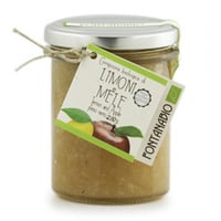 Organic lemon and apple compote with no added sugar 210g