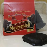 Mostaccioli Molisani with chocolate