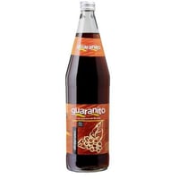 Koolzuurhoudende drank met Guaranito guarana, in een fles van 750 ml