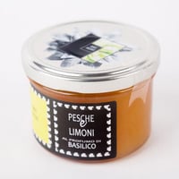 Composta Pesche e Limoni al profumo di Basilico 250g
