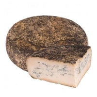 Toma Blu barricato with aromatic herbs full form