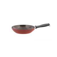 Vintage Black Quartz 1965 Red Non-Stick Frying Pan