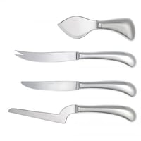 Set of 4 cheese knives packaged Living Inox line