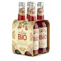 Rote Bio-Orangen mit sizilianischen roten Orangen IGP 275 ml Packung mit 4 Flaschen