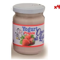Yogourt à la fraise 150 g, 4 pièces