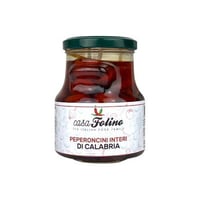 Whole Calabrian Cherry Chillies in oil 314g