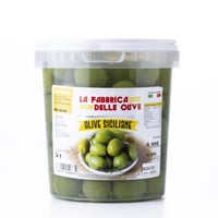 Siciliaanse groene olijven in pekel, 500 g