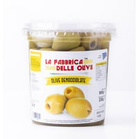 Pitted green olives in brine 500g