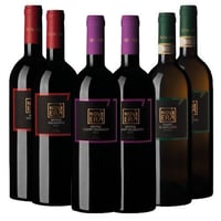 Doos Cantine Novera 6 gemengde wijnen