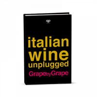 Vinho italiano desconectado uva por uva
