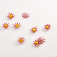Decoração de flor de margarida lilás 300 peças