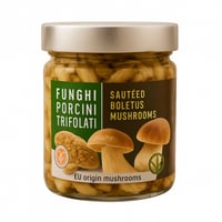 Sautéed porcini mushrooms