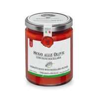 Sauce aux olives Nocellara et Tonda à la tomate Iblea