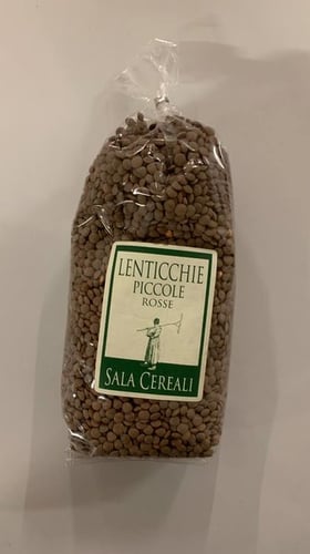 Lentilhas vermelhas italianas pequenas 500g