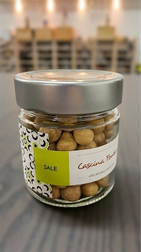 Toasted and salted Piemonte IGP hazelnuts 100g