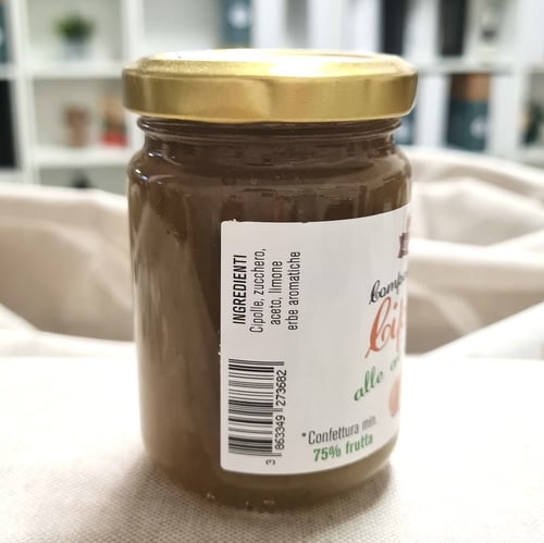 Zwiebelkompott mit aromatischen Kräutern 170 g