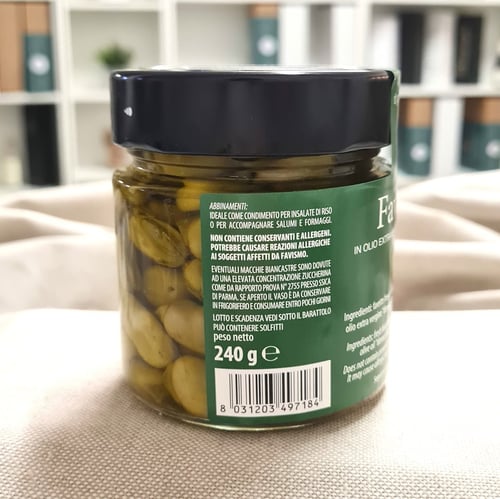 Sardinische Favettebohnen in entkerntem EVO-Öl von Bosana 240 g