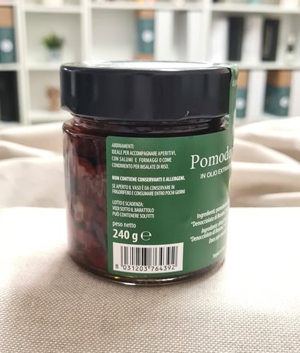 Bosana dried tomatoes in pitted EVO oil 240g