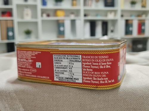 Tuna steak in olive oil 330g