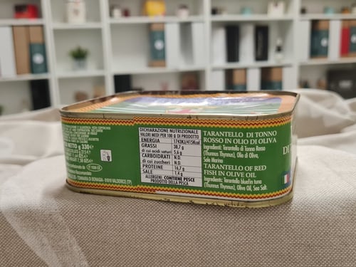 Tarantelo de atún rojo en aceite de oliva 330g