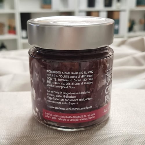 Cipolle al Vino Rosso e Arancia 250g