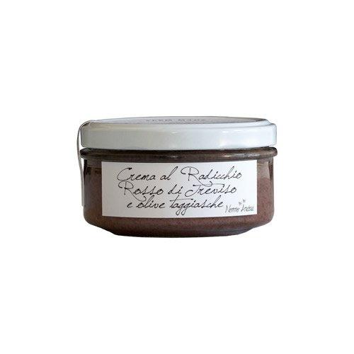 Crema al radicchio rosso di Treviso e olive taggiasche BIO 150g