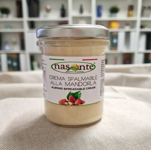 Smeerbare crème met amandelen, 200 g