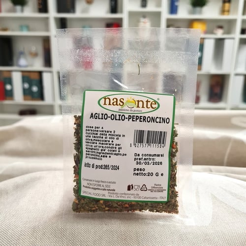 Garlic oil chilli 20g bag