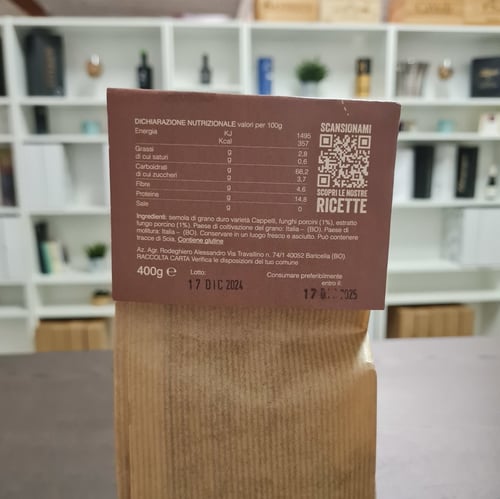 Gramigna mit Steinpilzen Senatore Cappelli 400g