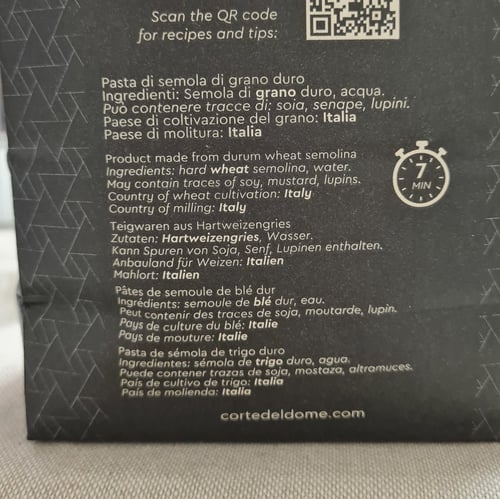 Penne Rigate - artisan pasta toscana 500g