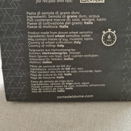 Fusilli - pasta artesanal toscana 500g