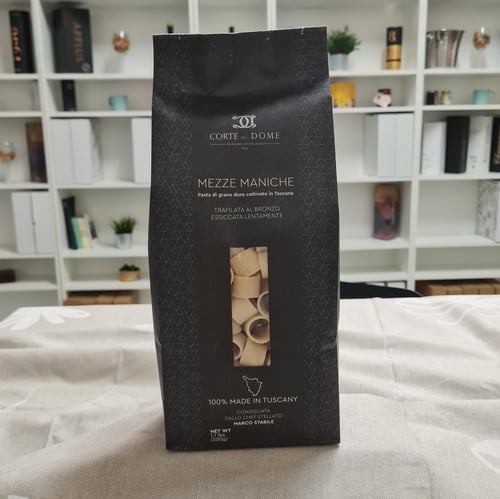Mezze Maniche - käsintehtyä toskanalta pastaa 500g