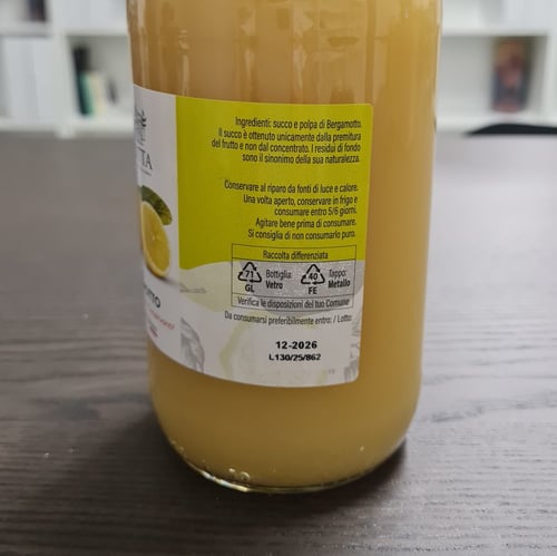 Succo Puro di Bergamotto 750ml