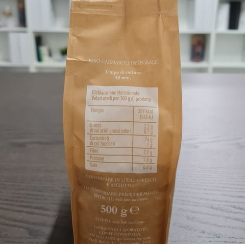Riso Carnaroli Integrale Classico 500g