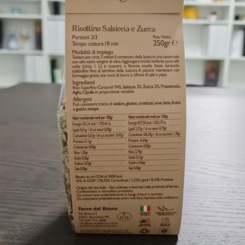 Ready risotto with sausage and pumpkin 250g