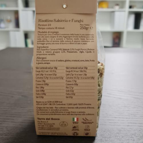 Ready risotto with sausage and mushrooms 250g