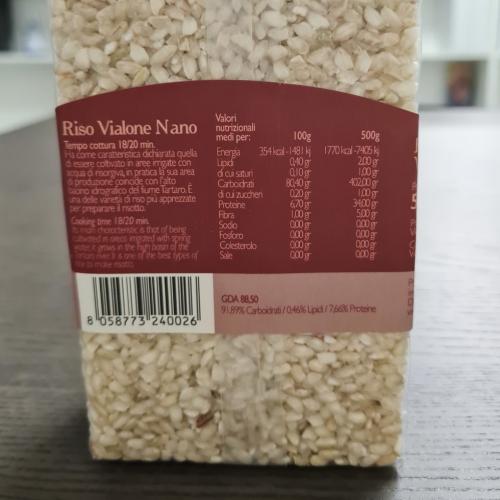 Vialone Nano Semi-finished Rice 500g