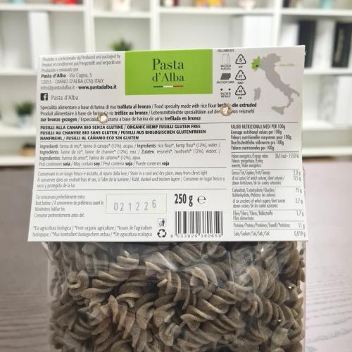 Fusilli alla Canapa BIO senza glutine 250g