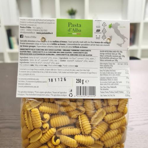 Gnocchetti alla Curcuma BIO senza glutine 250g