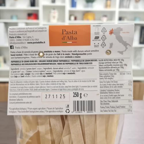 Pappardelle di grano duro BIO 250g