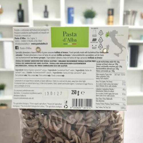 Fusilli di Grano Saraceno BIO senza glutine 250g