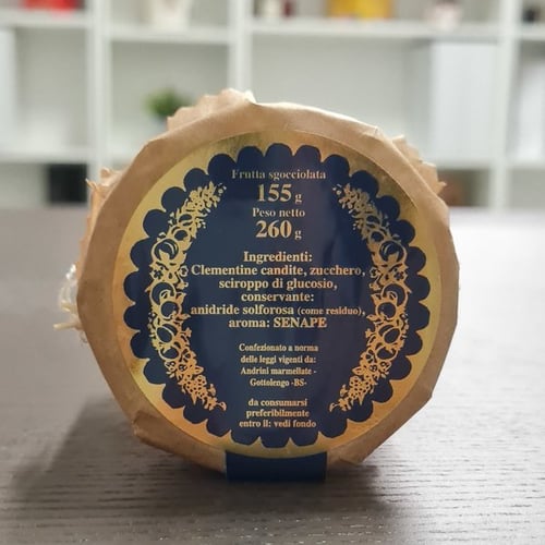 Mostarda clementina 260g