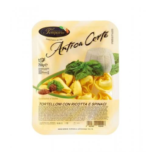 Tortelloni, ricota e espinafre 250g