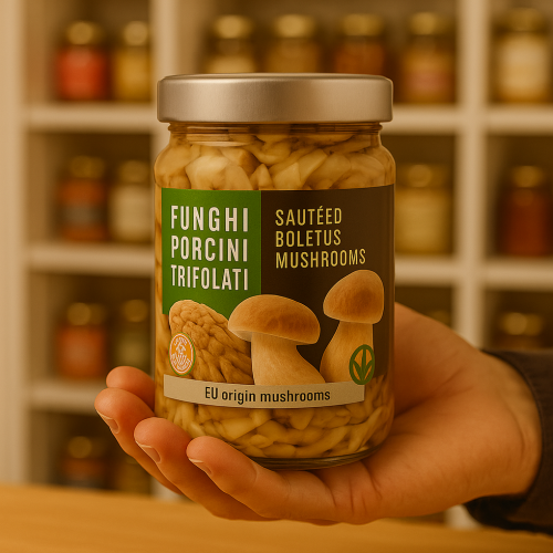 Sautéed porcini mushrooms