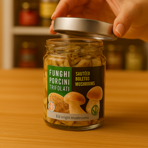 Sautéed porcini mushrooms