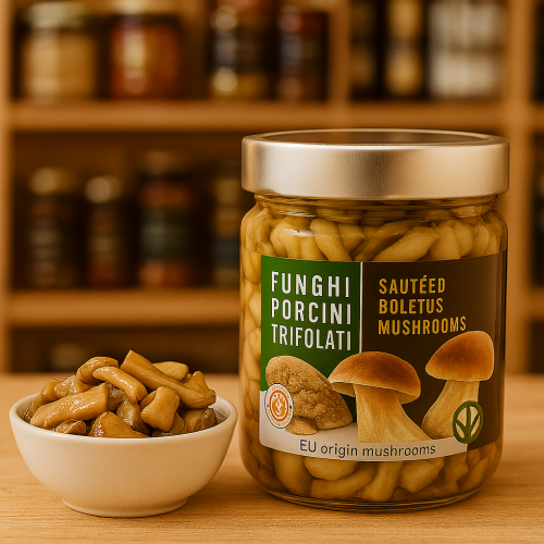 Sautéed porcini mushrooms